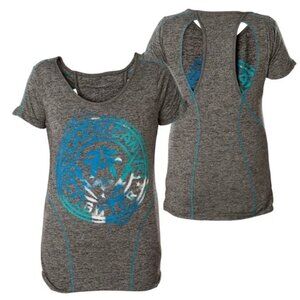 American Fighter Heather Gray Graphic T-Shirt
